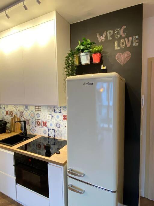 Art Marina Nad Rzeka Z Bezplatnym Parkingiem Apartamento Wrocław Exterior foto